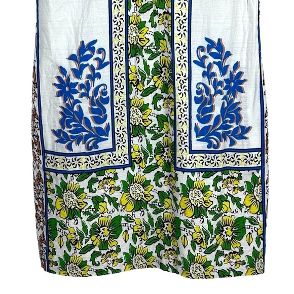 ANTHROPOLOGIE PLENTY BY TRACY REESE RKNL17 LACE UP V-NECK FLORAL SHEATH DRESS - Picture 5 of 15